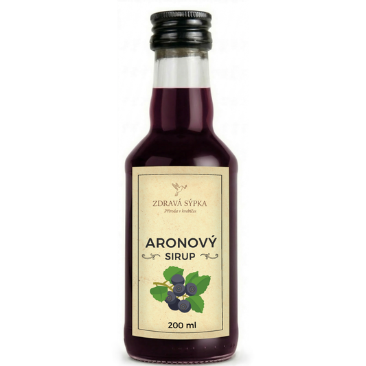 Aroniový sirup 200 ml 100% NFC