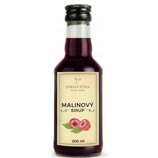 Malinový sirup 200 ml 100% NFC